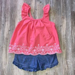 Adorable summer shorts and top
